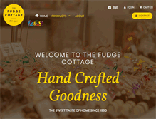 Tablet Screenshot of fudgecottage.co.nz